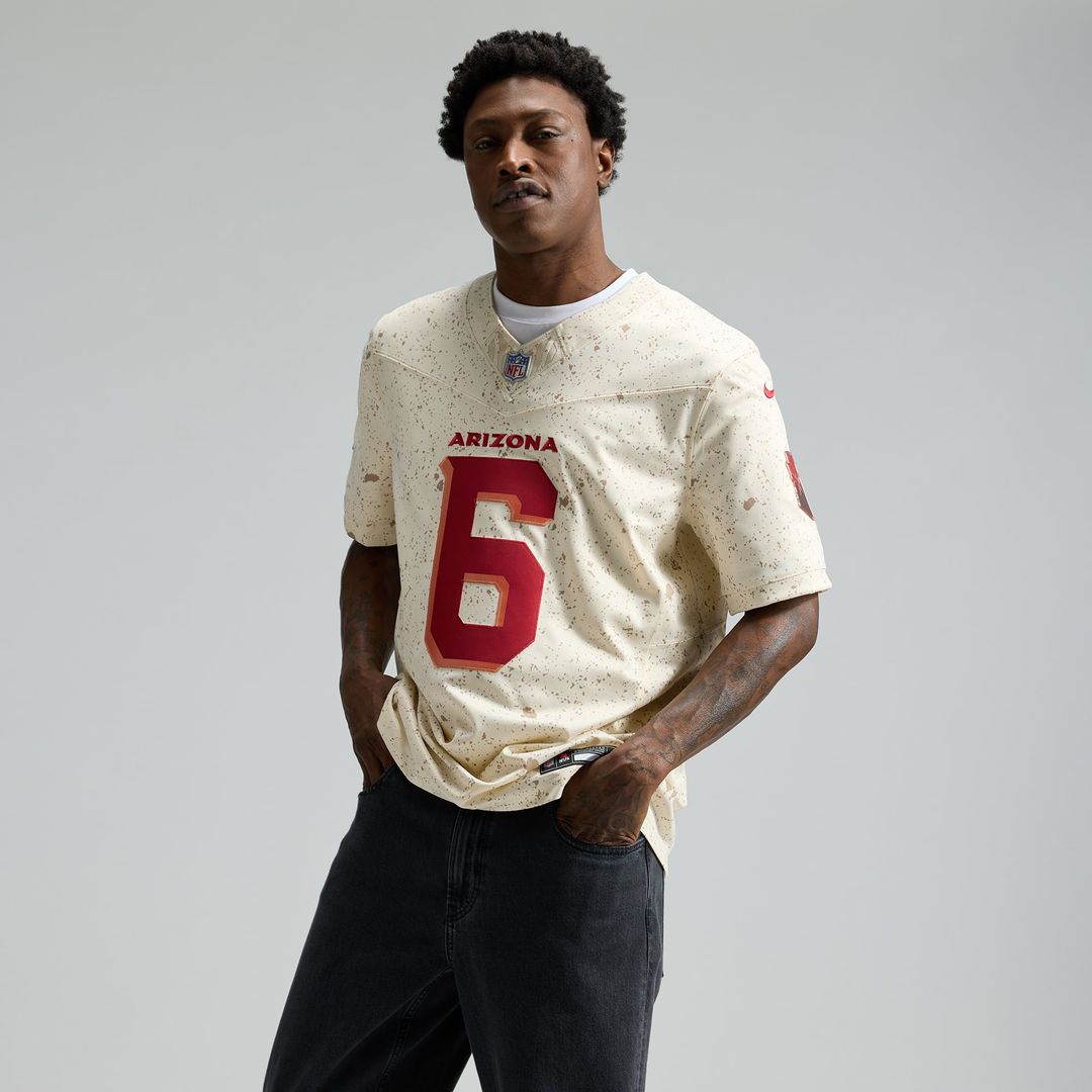 Men's Arizona Cardinals James Conner Natural Rivalries Collection Stitched Limited NFL Football Jersey - view 6