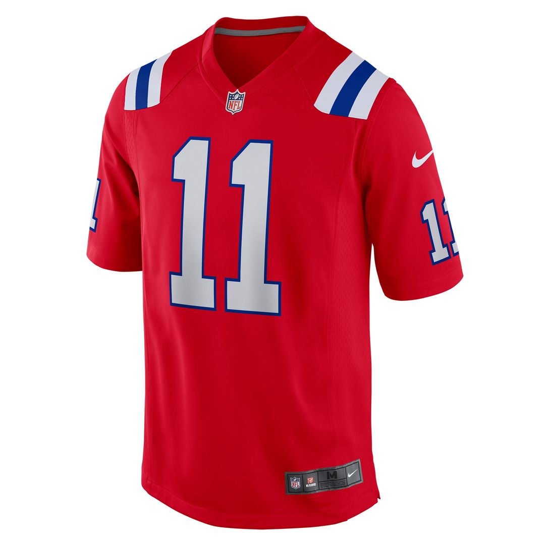 Men's New England Patriots Drew Bledsoe Navy Game NFL Football Jersey - view 14