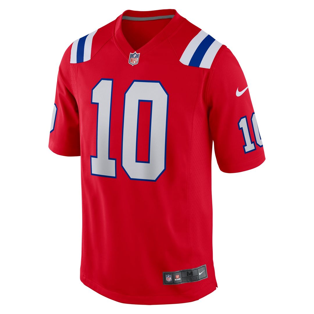 Men's New England Patriots Drake Maye Navy Player Game NFL Football Jersey - view 32