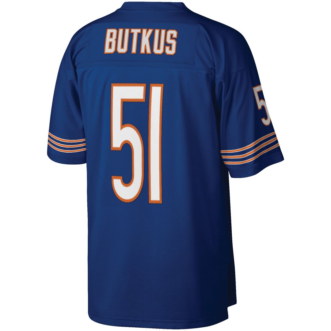 Men's Chicago Bears Dick Butkus Navy Retired Player Legacy Replica NFL Football Jersey - view 3