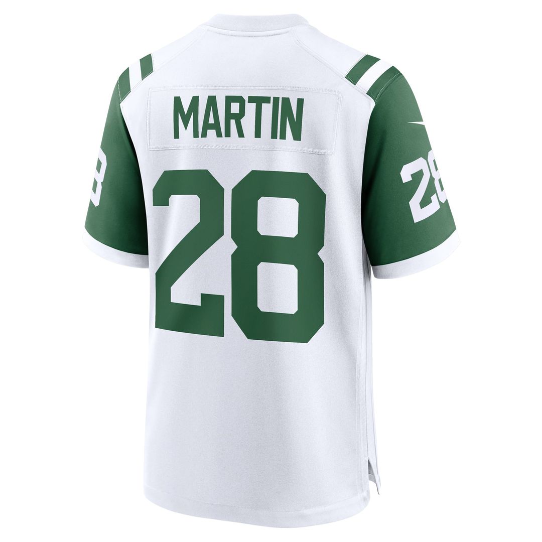 Men's New York Jets Curtis Martin White Retired Player Alternate Game NFL Football Jersey - view 3