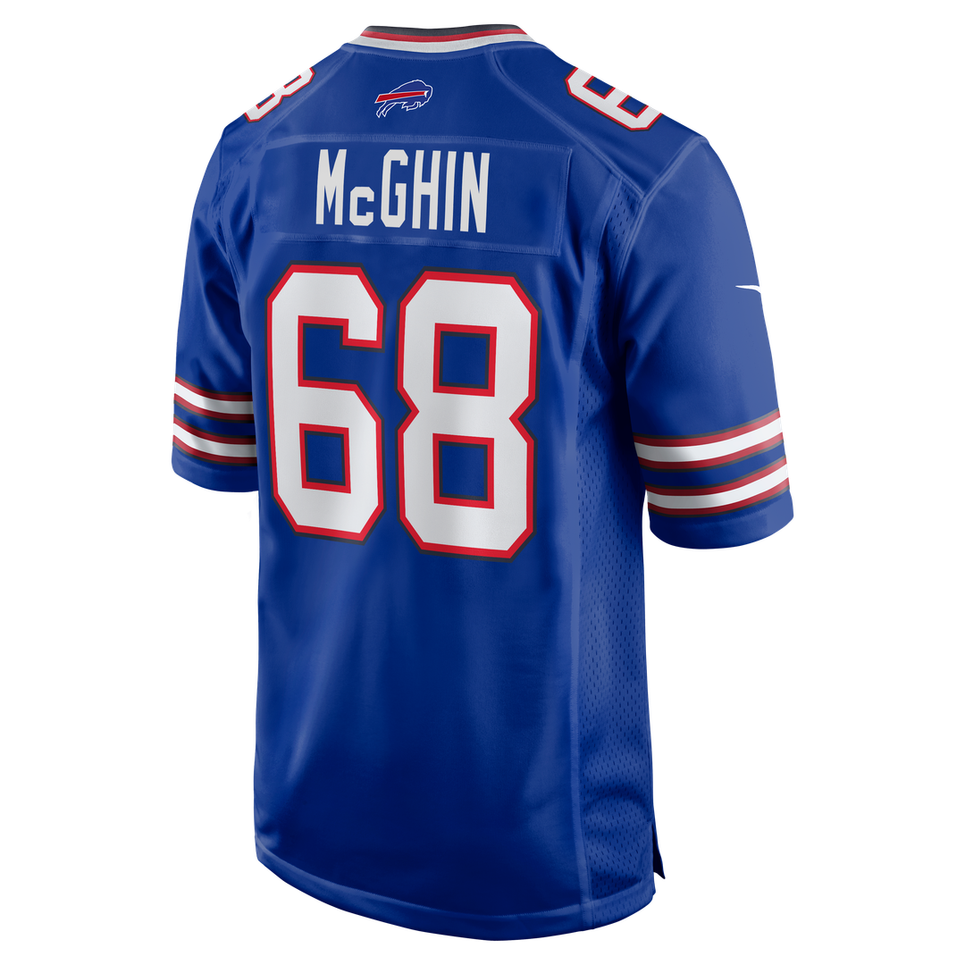 Men's Buffalo Bills Garrett McGhin Royal Team Game NFL Football Jersey - view 3