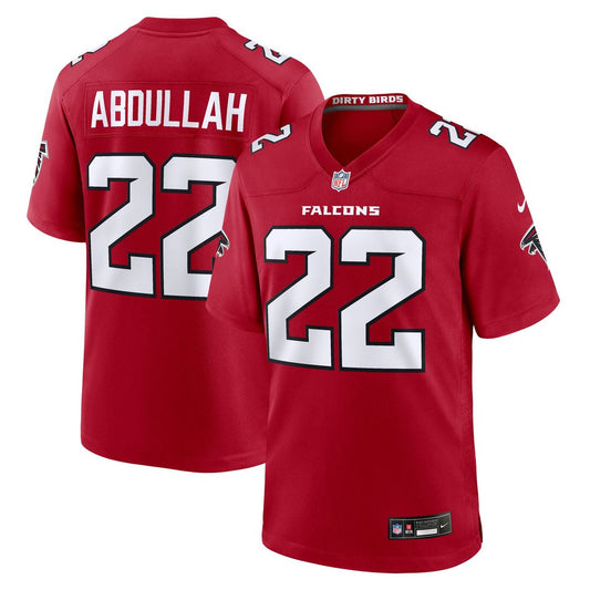 Men's Atlanta Falcons Yasir Abdullah Red Team Game NFL Football Jersey - view 1