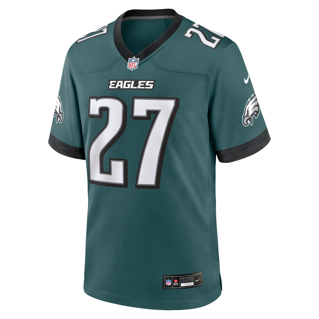 Men's Philadelphia Eagles Quinyon Mitchell Midnight Green Team Game NFL Football Jersey - view 2
