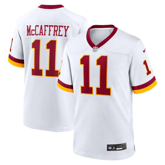 Men's Washington Commanders Luke McCaffrey White Game Super Bowl Era NFL Football Jersey - view 1