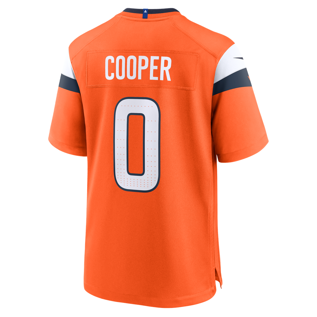 Men's Denver Broncos Jonathon Cooper Orange Team Game NFL Football Jersey - view 3