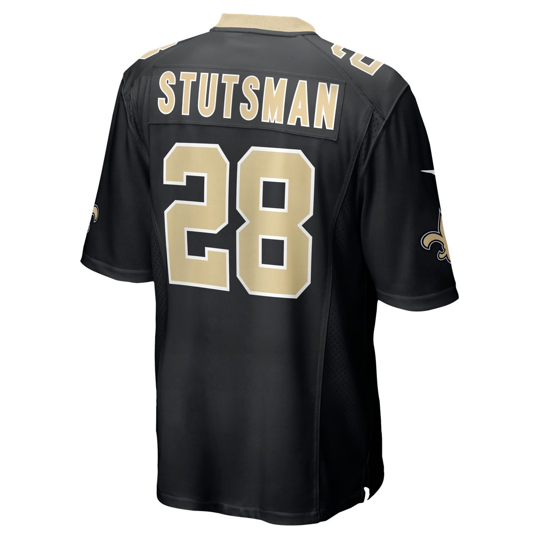 Men's New Orleans Saints Danny Stutsman Black Team Game NFL Football Jersey - view 3