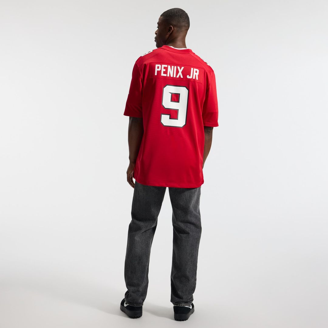 Men's Atlanta Falcons Michael Penix Jr. White Game NFL Football Jersey - view 26