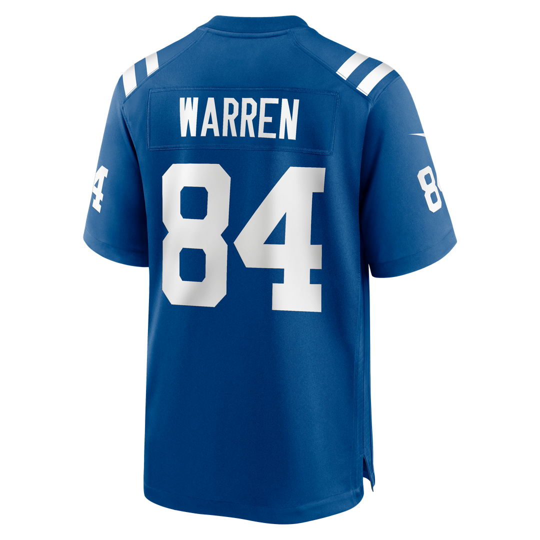Men's Indianapolis Colts Tyler Warren Royal Team Game NFL Football Jersey - view 3