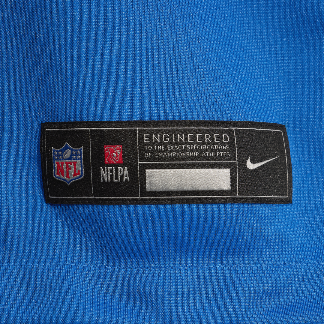 Men's Detroit Lions D.J. Reed Blue Team Game NFL Football Jersey - view 6