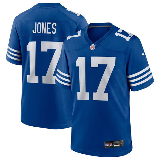 Men's Indianapolis Colts Daniel Jones Royal Alternate Game NFL Football Jersey - view 1