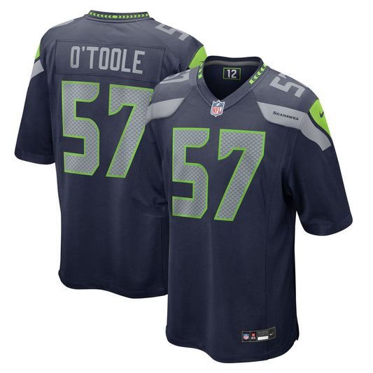 Men's Seattle Seahawks Connor O'Toole College Navy Team Game NFL Football Jersey - view 1