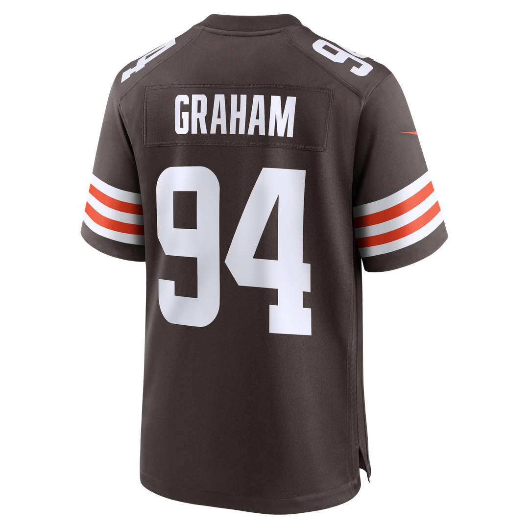 Men's Cleveland Browns Mason Graham Brown Game NFL Football Jersey - view 3