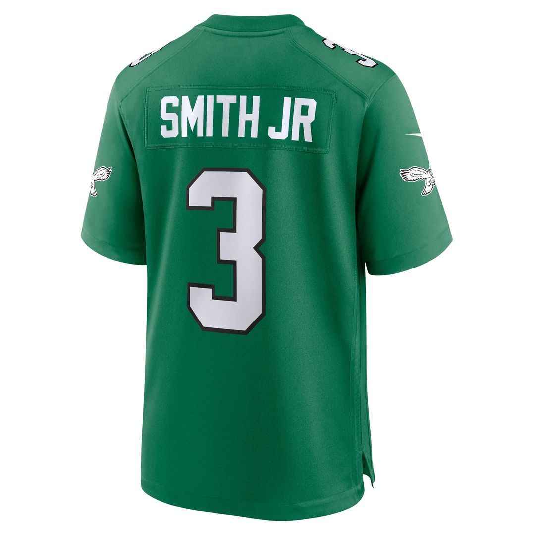 Men's Philadelphia Eagles Nolan Smith Kelly Green Alternate Game NFL Football Jersey - view 3