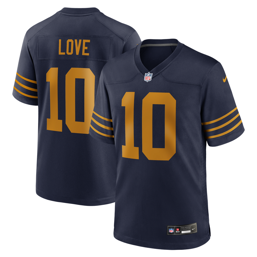 Men's Green Bay Packers Jordan Love Green Player Game NFL Football Jersey - view 29