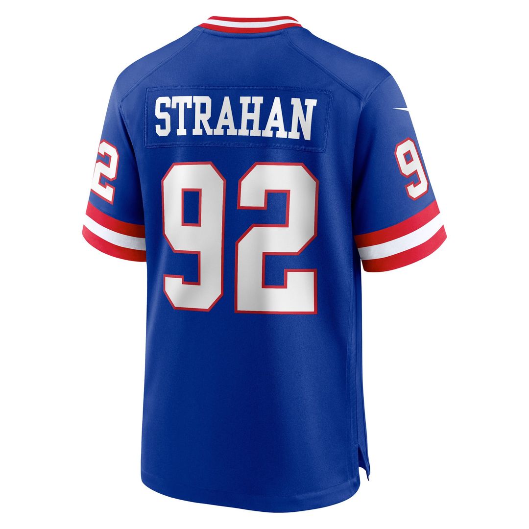 Men's New York Giants Michael Strahan Royal Retired Player Alternate Game NFL Football Jersey - view 3