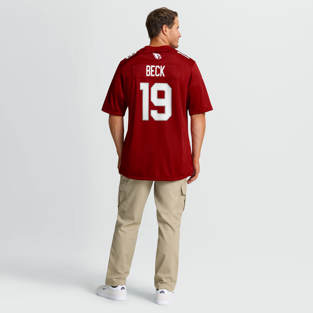 Men's Arizona Cardinals Carson Beck Cardinal Game NFL Football Jersey - view 3