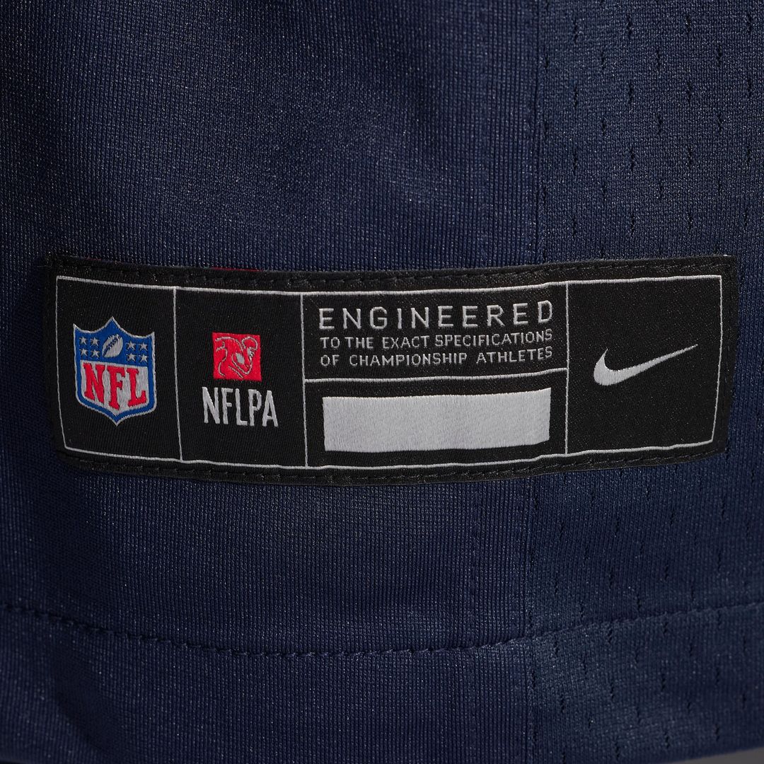 Men's Chicago Bears D'Andre Swift Navy Game NFL Football Jersey - view 6