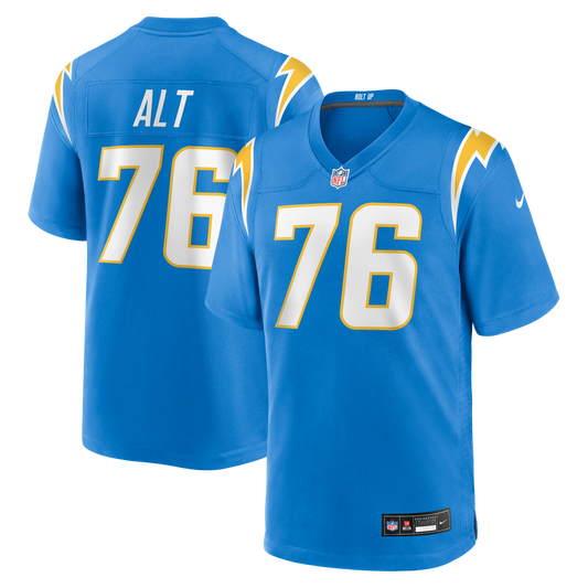 Men's Los Angeles Chargers Joe Alt Powder Blue Player Game NFL Football Jersey - view 1