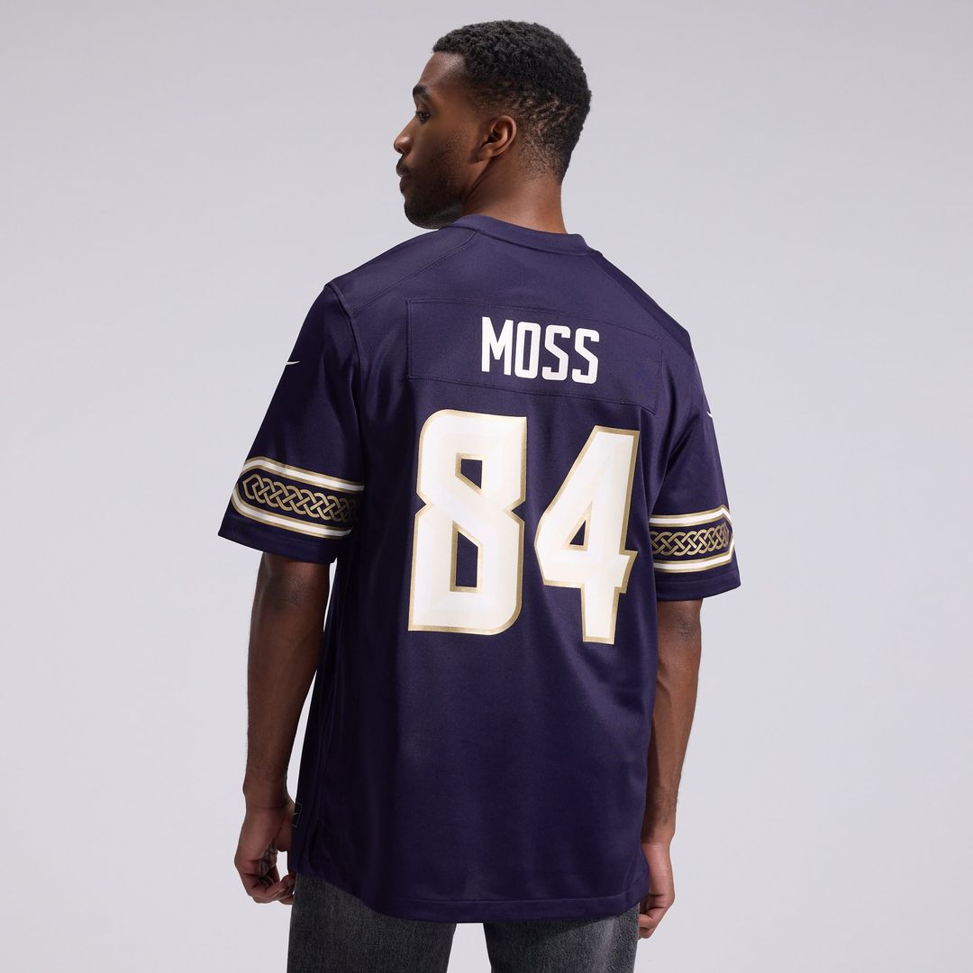 Men's Minnesota Vikings Randy Moss Purple 2026 Rivalries Collection Game NFL Football Jersey - view 4