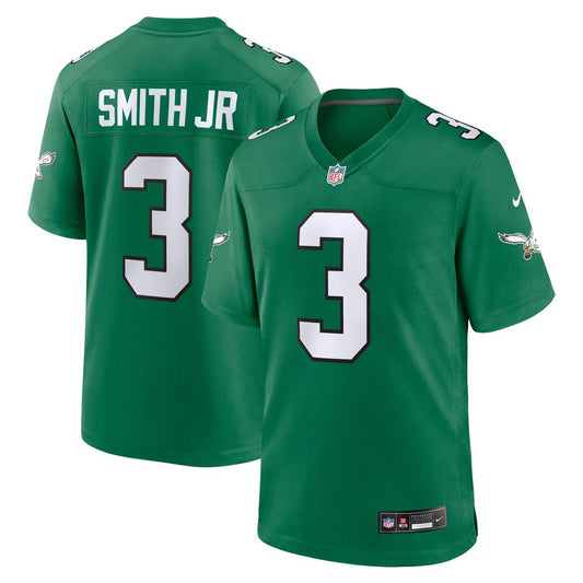 Men's Philadelphia Eagles Nolan Smith Kelly Green Alternate Game NFL Football Jersey - view 1