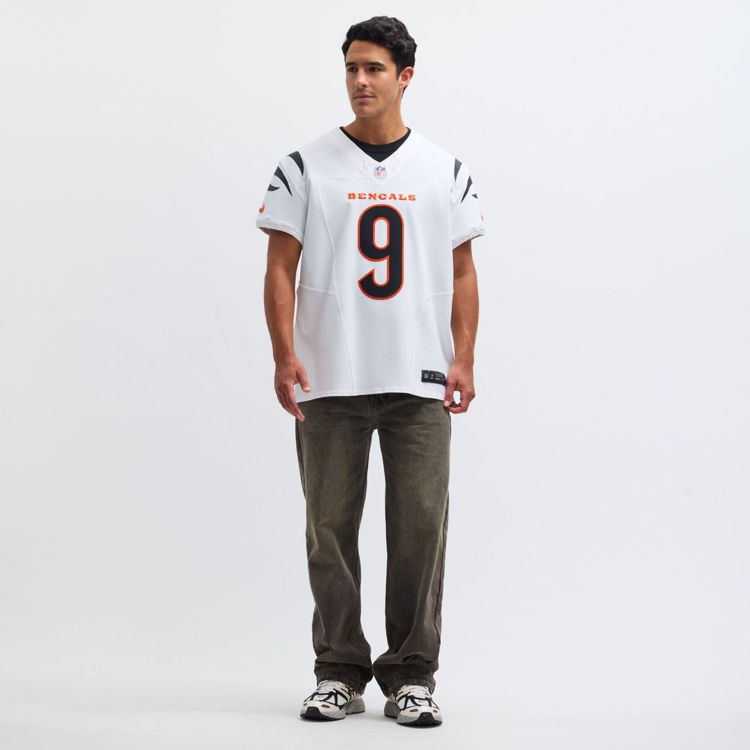 Men's Cincinnati Bengals Joe Burrow White Elite NFL Football Jersey - view 6