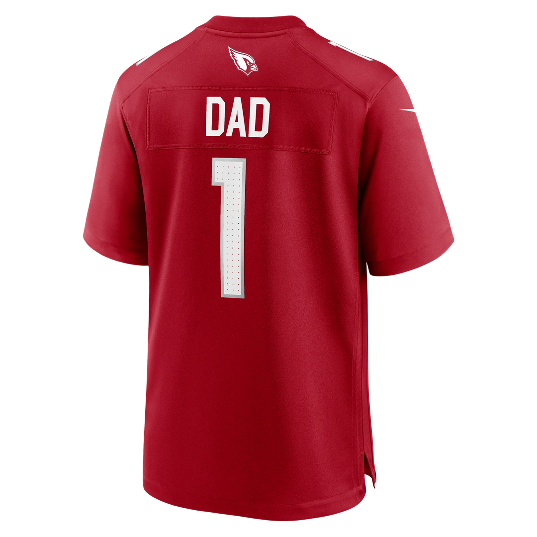Men's Arizona Cardinals Number 1 Dad Cardinal Game NFL Football Jersey - view 3