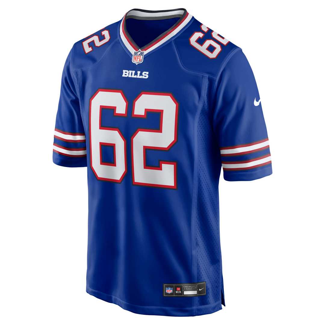 Men's Buffalo Bills Sedrick Van Pran-Granger Royal Game NFL Football Jersey - view 2