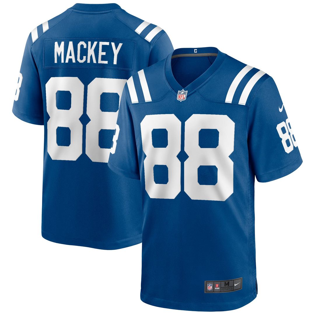 Men's Indianapolis Colts John Mackey Royal Game NFL Football Jersey - view 1
