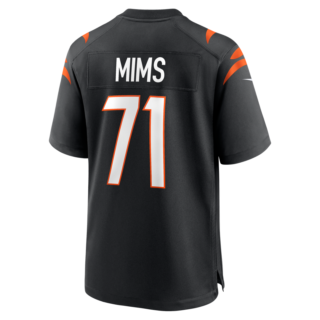 Men's Cincinnati Bengals Amarius Mims Black Player Game NFL Football Jersey - view 3