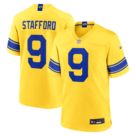 Men's Los Angeles Rams Matthew Stafford Classic Sol Game NFL Football Jersey - view 1