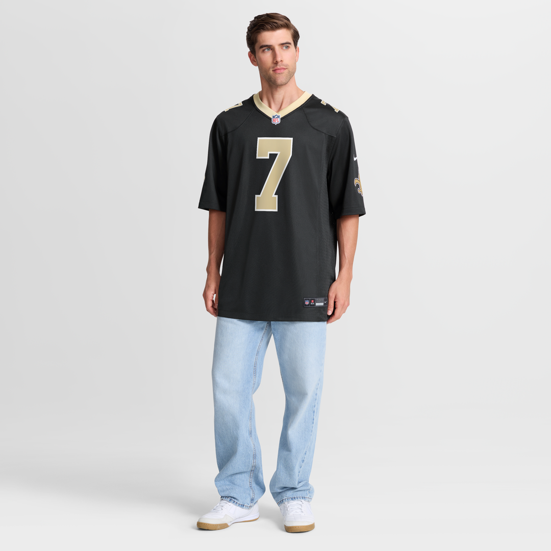 Men's New Orleans Saints Morten Andersen Black Game NFL Football Jersey - view 7