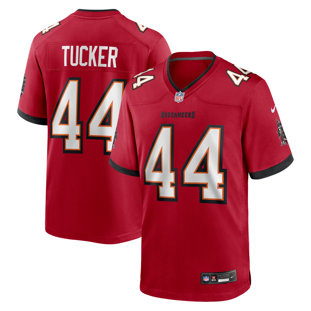 Men's Tampa Bay Buccaneers Sean Tucker Red Game NFL Football Jersey - view 1