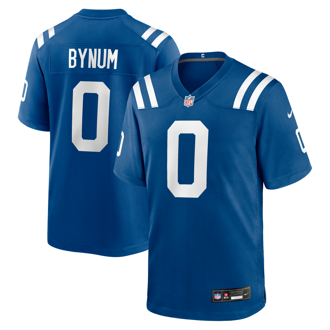 Men's Indianapolis Colts Camryn Bynum Royal Team Game NFL Football Jersey - view 1
