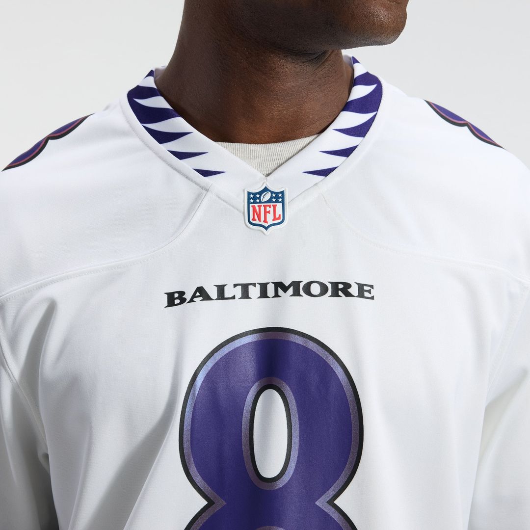 Men's Baltimore Ravens Lamar Jackson Black Alternate Game NFL Football Jersey - view 18