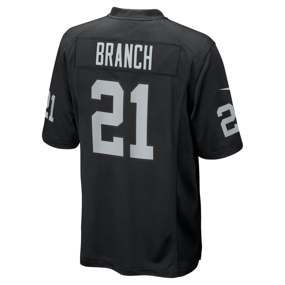 Men's Las Vegas Raiders Cliff Branch Black Retired Player Game NFL Football Jersey - view 3