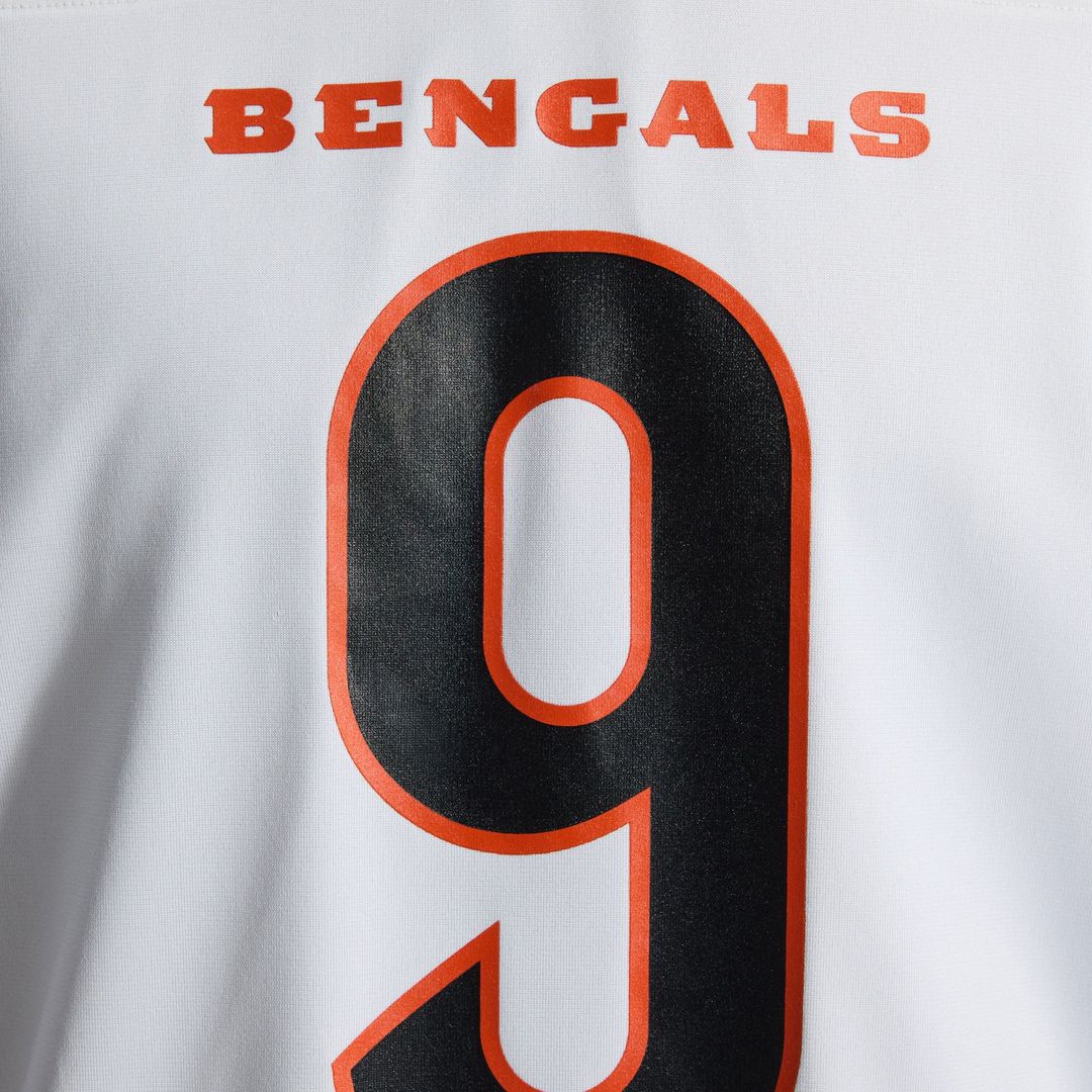Men's Cincinnati Bengals Joe Burrow Orange Alternate Game NFL Football Jersey - view 40
