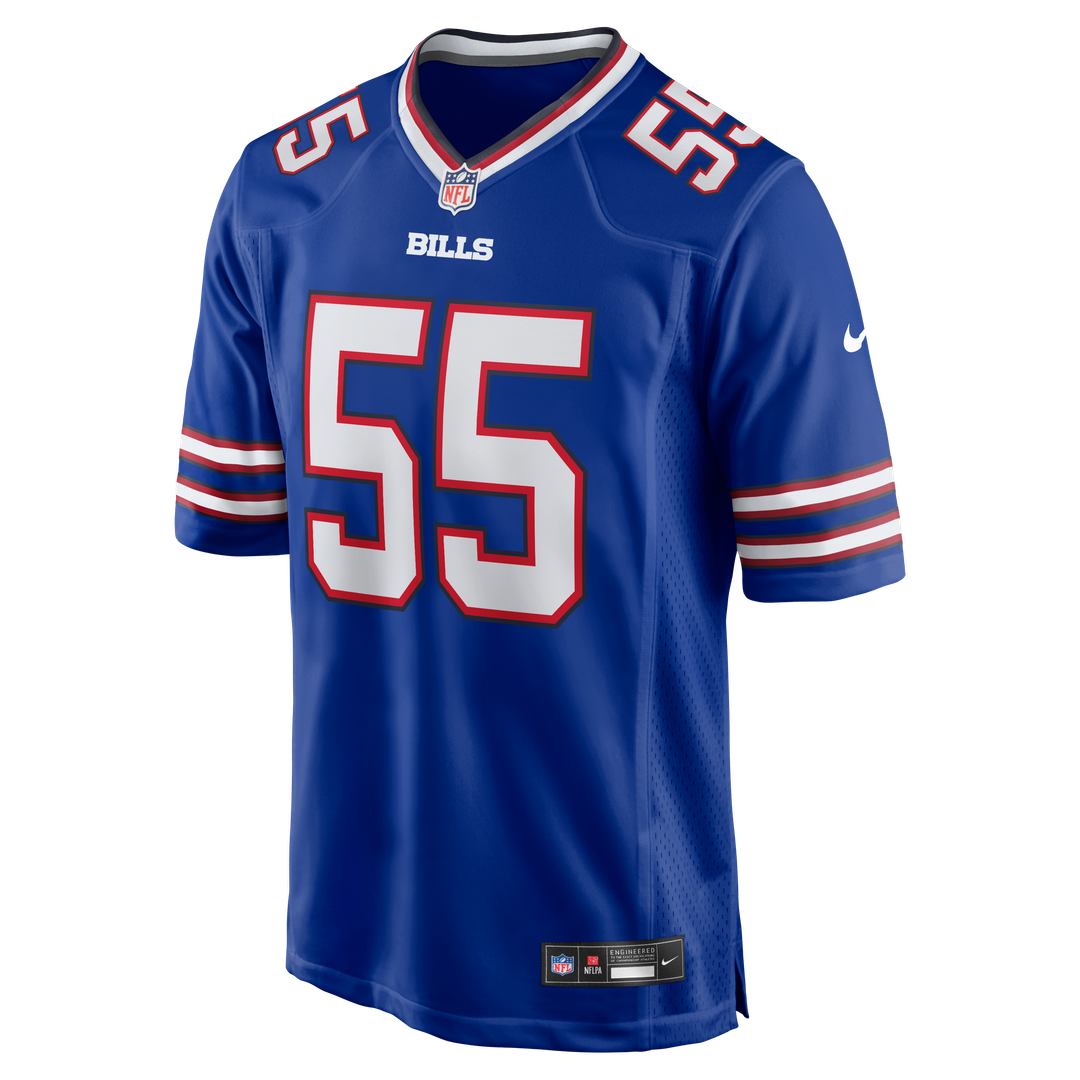 Men's Buffalo Bills Michael Hoecht Royal Team Game NFL Football Jersey - view 2