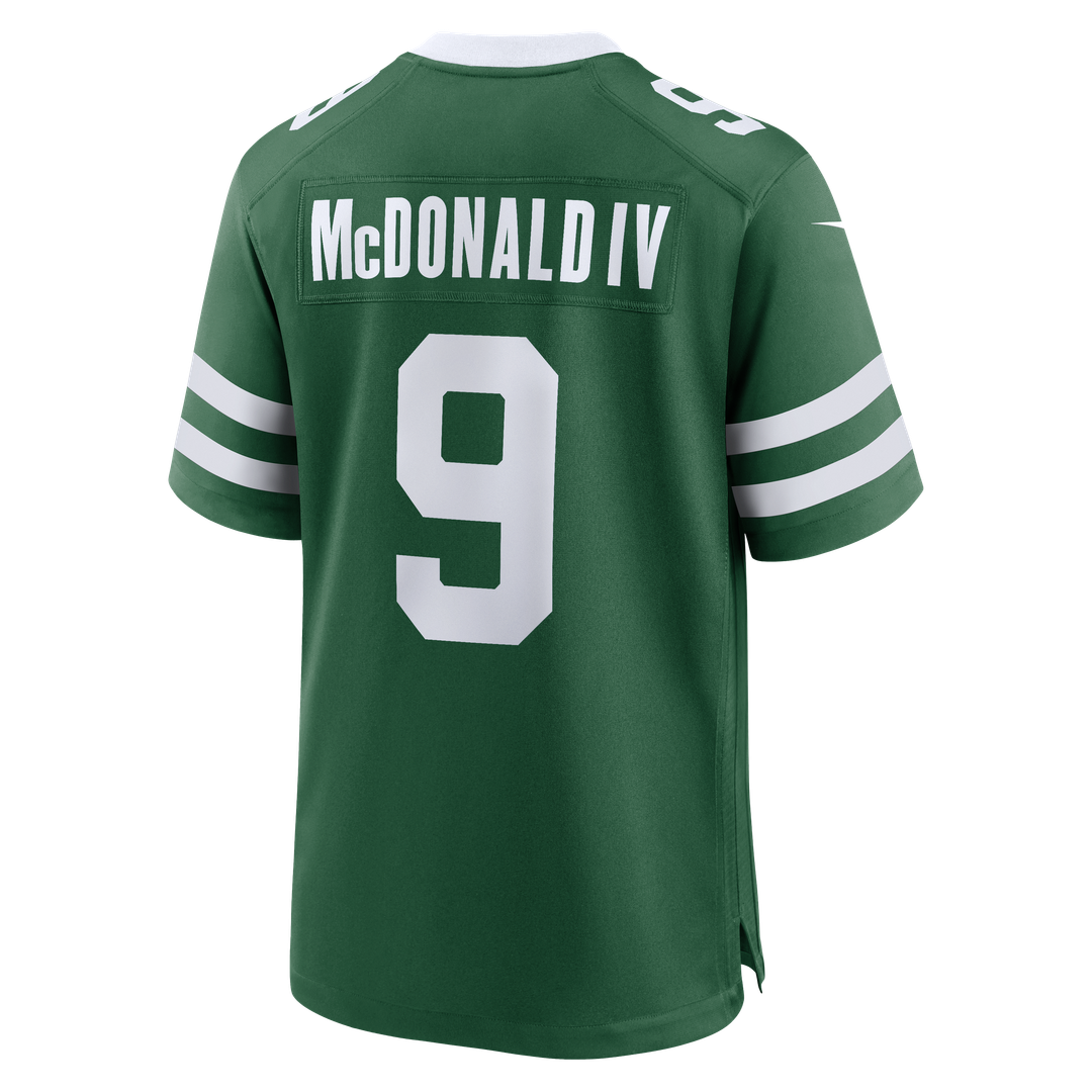 Men's New York Jets Will McDonald IV Legacy Black Alternate Game NFL Football Jersey - view 15