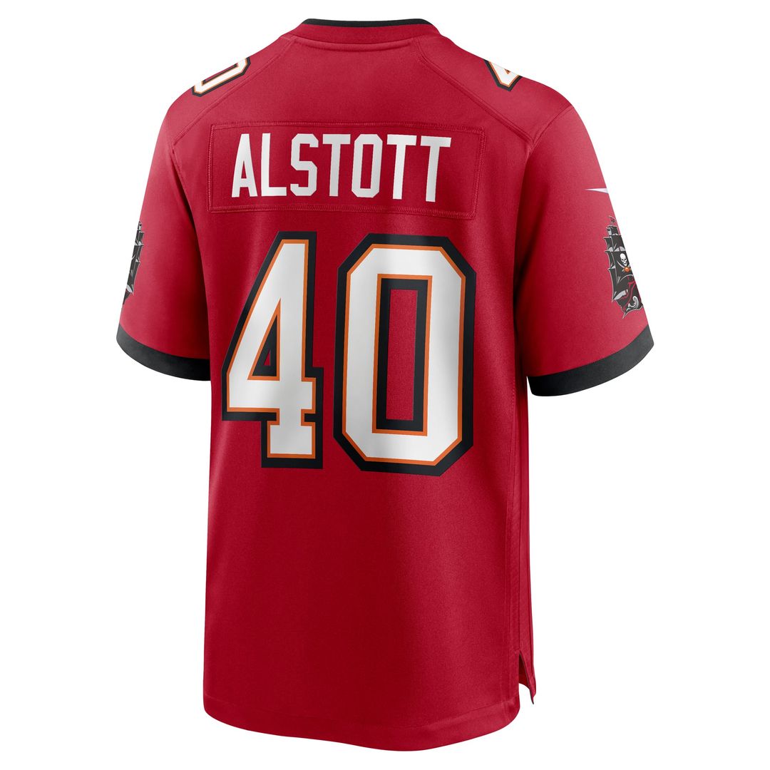 Men's Tampa Bay Buccaneers Mike Alstott Red Retired Player Game NFL Football Jersey - view 3
