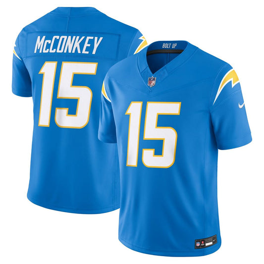 Men's Los Angeles Chargers Ladd McConkey Powder Blue Team Stitched Limited NFL Football Jersey - view 1