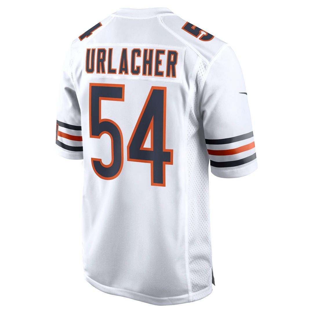 Men's Chicago Bears Brian Urlacher White Retired Player Game NFL Football Jersey - view 3