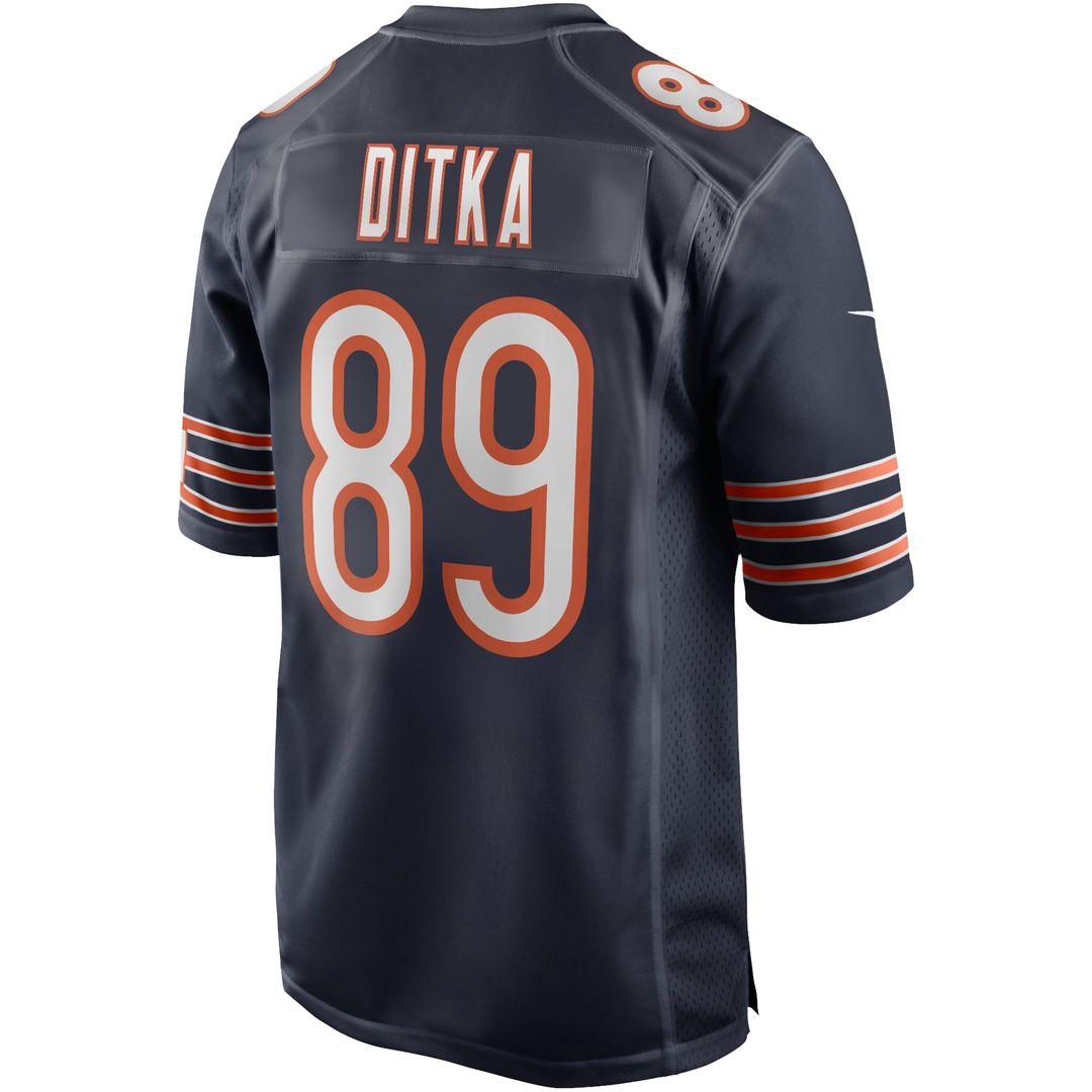 Men's Chicago Bears Mike Ditka Navy Game NFL Football Jersey - view 9