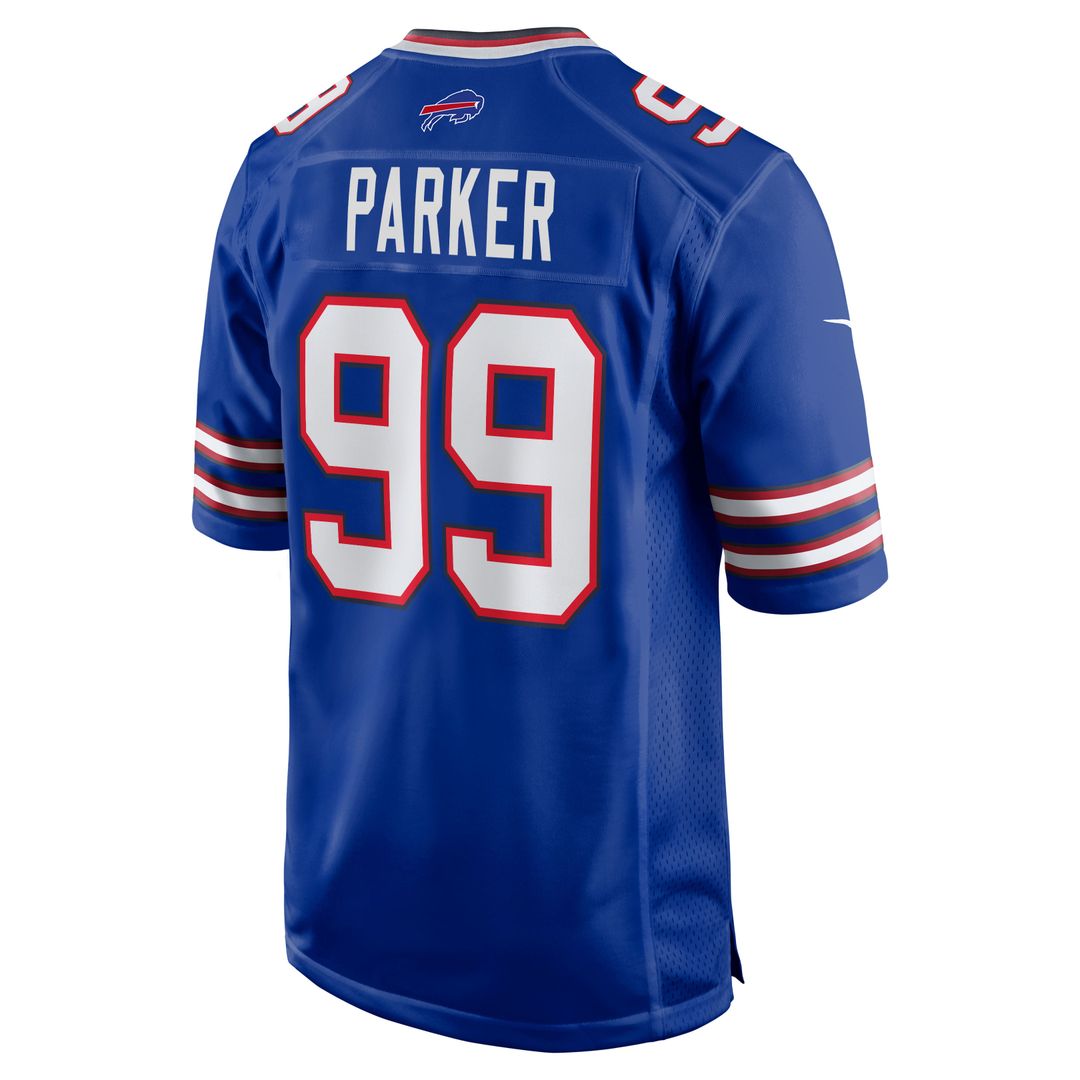 Men's Buffalo Bills T.J. Parker Royal Game NFL Football Jersey - view 3