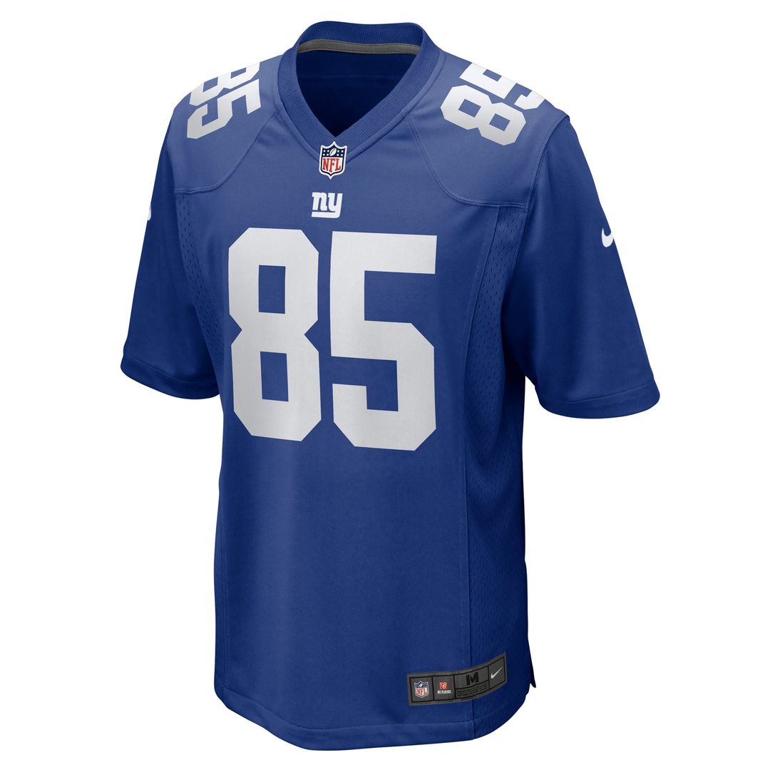 Men's New York Giants Chris Manhertz Royal Team Game NFL Football Jersey - view 2