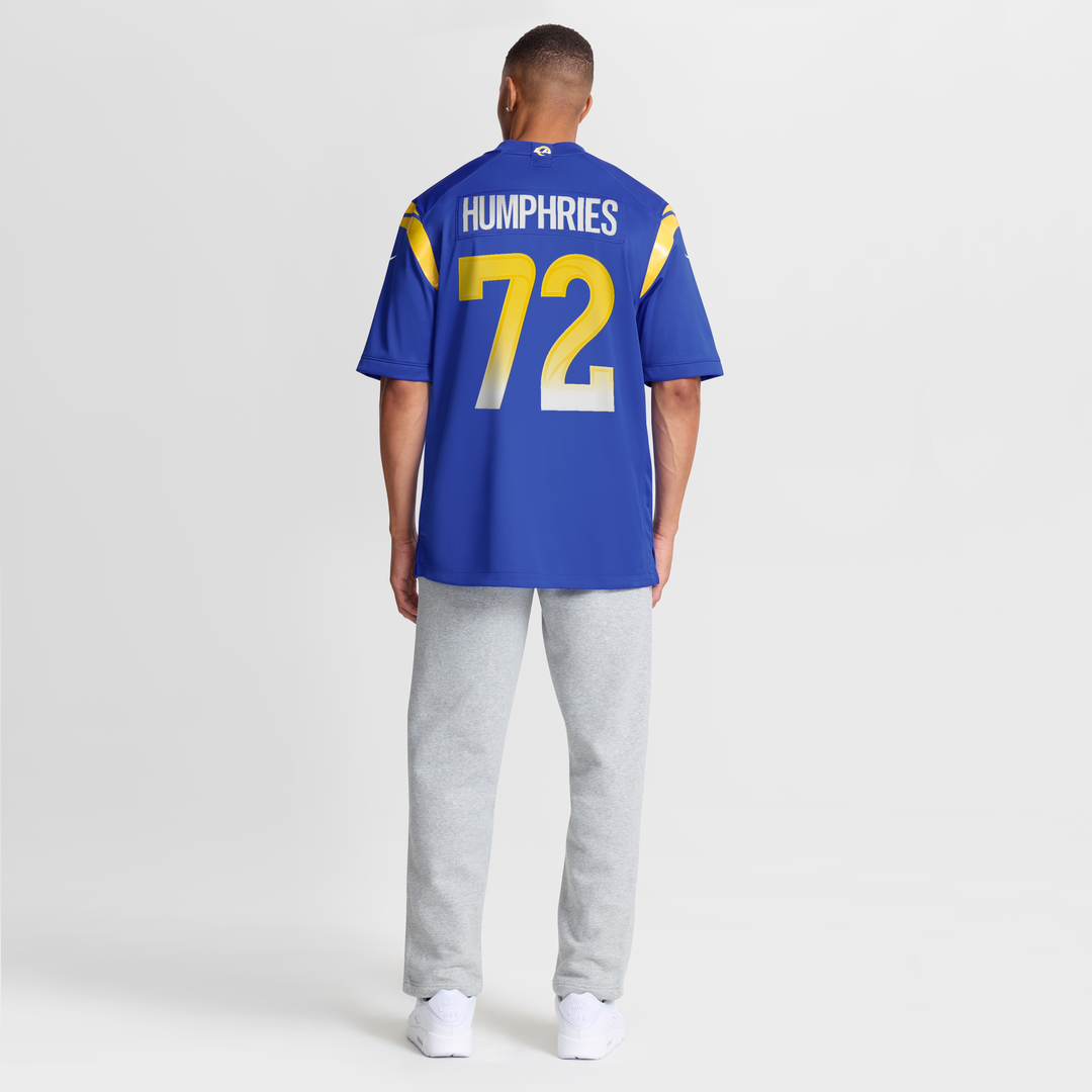 Men's Los Angeles Rams D.J. Humphries Royal Team Game NFL Football Jersey - view 8