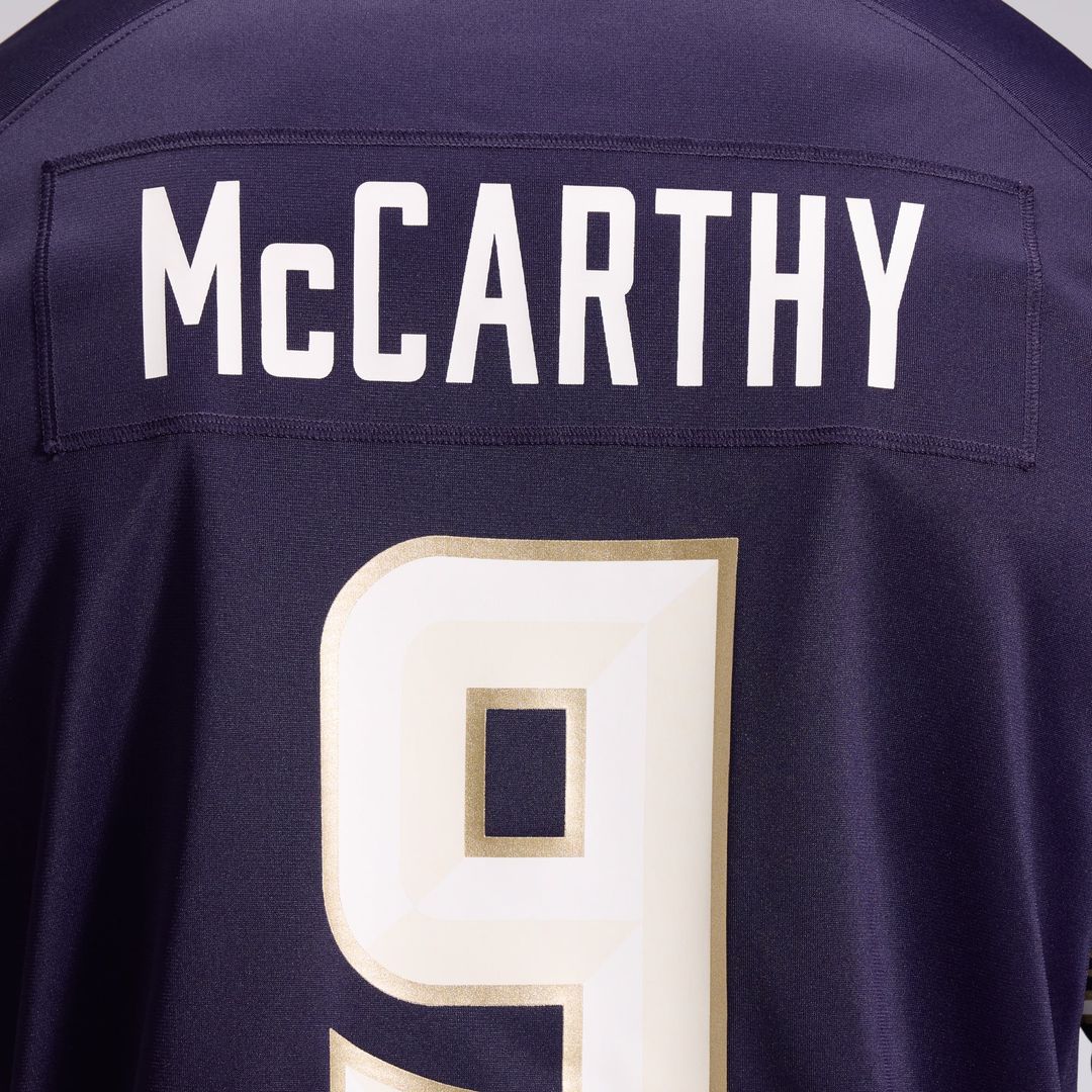 Men's Minnesota Vikings J.J McCarthy Purple 2026 Rivalries Collection Game NFL Football Jersey - view 12