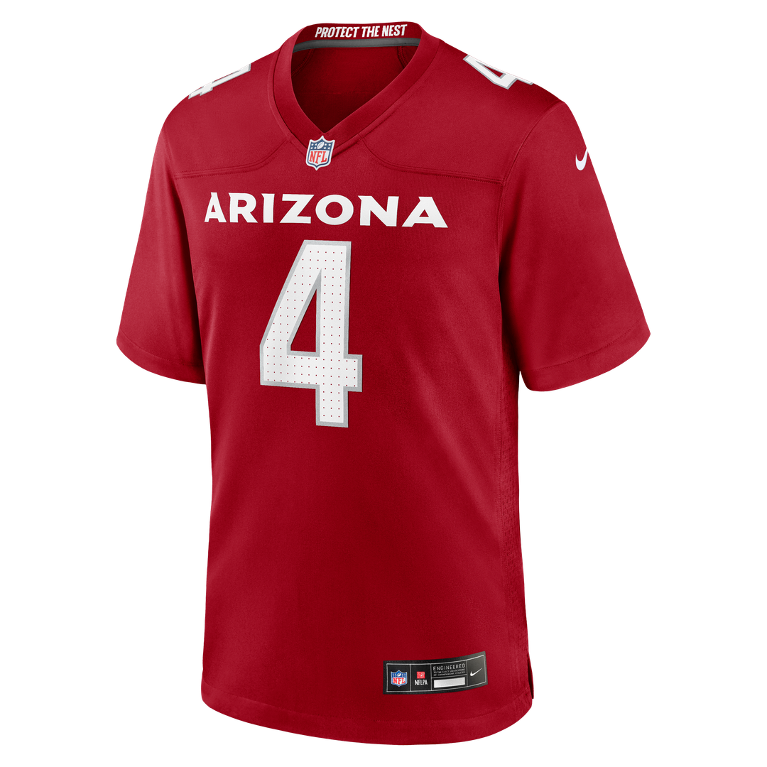 Men's Arizona Cardinals Jeremiyah Love White Game NFL Football Jersey - view 10