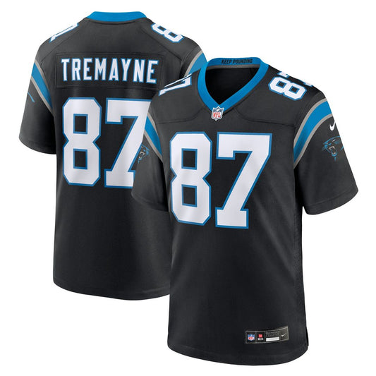 Men's Carolina Panthers Brycen Tremayne Black Team Game NFL Football Jersey - view 1