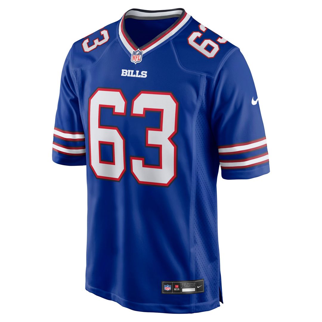Men's Buffalo Bills Austin Corbett Royal Team Game NFL Football Jersey - view 2